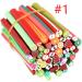 Soft ceramic stripPack Of 50 Cute Nail Art Canes Sticks Manicure Canes 3D Fruit Pattern Slices Perfect For Diy Crafts Cellphone Decoration Nail Art Decoration(Fruit) - Buy Online on GoSupps.com