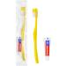 Bulk Disposable Toothbrushes - 500 Individually Packed Yellow One-Way Toothbrushes with Toothpaste for Homeless Nursing Homes Hotels & Travel - Buy Online on GoSupps.com