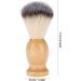 Premium Portable Shaving Brush for Men | Soft Synthetic Hair & Wooden Handle | Ideal for Beard Care & Hairdressing - Buy Online on GoSupps.com