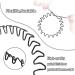 Showvigor 2 Pcs Black Wavy Spring Metal Headbands with Protective Covers - Unisex Sports Headband for Men and Women - Non-slip Hair Hoop Fashion Accessory - Buy Online on GoSupps.com