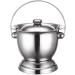 Stainless Steel Urine Bucket Chamber Pot Metal Pail Lid Spittoon Portable Adults Kids Potty Bathroom Commode Thickened - Buy Online on GoSupps.com