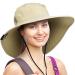 Solaris Wide Brim Sun Hat UPF 50+ Sun Protection Outdoor Hiking Gardening Hat for Women and Men Tan