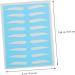 FOMIYES 8 Pairs Eyebrow Makeup Tool Eyebrow Practice Skin Eyebrow Training Tool Mold Card Unibrow - Buy Online on GoSupps.com