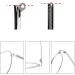 Veerji Glasses Replacement Bars - Iron Frame Repair Accessories | Transparent Gray Metal-Laminile Bracket for Single Tooth - 1 Pair - Buy Online on GoSupps.com