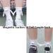 Hand Holding Socks 3D Doll Couple Funny Magnetic Suction | Unisex One Size 4 Pcs - Buy Online on GoSupps.com