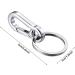 10 Mini Metal Carabiner Hooks & Key Rings - Travel & Hiking Keychain Clips - Buy Online on GoSupps.com