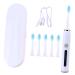 Gleavi 1 set of electrical toothbrush oral care toothbrush electrical paper flowers oral toothbrush travel toothbrush toothbrush cleaning brush bristle toothbrush load child ABS white 1 piece (1 Pack) white