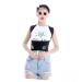 Mobestech Adjustable Posture Device - Breathable Shoulder Support Belt for Men & Women - XL Black Posture Brace - Buy Online on GoSupps.com
