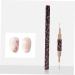 Housoutil Leopard Print Double-ended Nail Art Pen Nail Art Liner Portable Spray Bottle Keychain Nail Liner Brush Pen Nail Liner Pen Brush Liner Pen for Nails Thread a Needle The Brush Metal - Buy Online on GoSupps.com