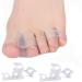 Gel Toe Separators 4-Pack | Correct Hammer Toes & Overlapping Toes | Pain Relief for Men & Women - Buy Online on GoSupps.com