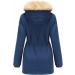 Warm Women s Winter Coat - Quilted Long Hooded Buffer Jacket | XXL to 4XL | Light Blue Transition Coat - Buy Online on GoSupps.com
