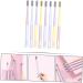 Partykindom 8-Pack Macaron Toothbrushes - Travel-Friendly Oral Care Tools for Adults | Japanese Design Tooth Cleaning Brushes - Buy Online on GoSupps.com
