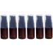 12Pcs 10ml/0.34oz Brown Lotion Pump Bottle with Black Press Pump Head Empty Refillable Makeup Cosmetic Toiletries Liquid Container Dispenser for Emulsion Body Wash Shampoo - Buy Online on GoSupps.com