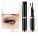 Heated Eyelash Curlers Mini Electric Portable Eyelash Curler USB Rechargeable Finalize Eyelash Tool 24 Hours Long Lasting (black)