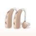 Rechargeable sound device for adults with adjustable volume and noise reduction pair beige