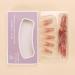 24Pcs/Set Press On Nails Gold border French gradient pure desire style Length False Nails Acrylic Fake Nails Full Cover Nails Tips Artificial Finger Manicure Press on nails for Women and Girls - Buy Online on GoSupps.com