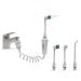 SoWash Trio Water Flosser - It Connects Directly to The Faucet Non-Electric Dental Irrigator with Vortice tip+Vortice Brush tip+Waterjet tip Italian Product