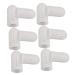 BESPORTBLE 6 Pairs/12pcs Silicone Gel High Heel Protectors Hammertoe Tubes Blister Tube Toe Protector Tubes Protection Tools Costume Accessories Anti-Friction Toe Cover Protective Case White 4.5X2.1 cm