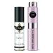 CA Perfume Duo Impression of Cocao For Women Eau de Parfum Refillable Atomizer Sprayer + Fragrance Body Oil Long Lasting Sample Travel Size Roll-On Bottle 0.27 Fl Oz+0.33 Fl Oz