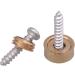 20pcs Fitting Parts Metal 10mm Diameter Gold Screw Cap Mirror Nails Decoration Lid - Buy Online on GoSupps.com