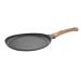 DELURA Saucepan Griddles Grill Frying Pan Saucepan for Eggs Omelet Steak Shallow Mouth Durable Pans Kitchen Cooking Utensil Wok 24cm
