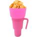 Stadium Snack Cup - Bucket Juice Drink Cup | Snack Containers for and Beverage for Travel Park Home Cinema or Movie Center Riastvy Pink - Buy Online on GoSupps.com