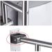 Bathroom Grab Bar Safety Support Rail 24-Inch Shower Grab Bar Brushed Nickel Safety Support Handrail for Bathroom Sturdy Base Fol - Buy Online on GoSupps.com