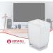 Home Basics White Plastic Toothbrush Holder Tumbler - Break-Resistant Bathroom Accessory - Buy Online on GoSupps.com