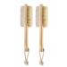 Healifty Hair Brush Hair Brush Hair Brush Hair Brush 2pcs foot brush remover scrubber dead skin remover bristle exfoliator Pumice Stone Pedicure Kit Pedicure Kit Pedicure Kit