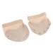 1 Pair of Honeycomb Fabric Forefoot Pads Ballet Forefoot Cushion 5 Holes Elastic Half Sole Dancing Shoes Anti-Slip Invisible Half-Toe Cushion Size XL