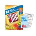 Slim Jim Snack Sized Mild Sausage Snacks (14 total sticks 8g per) with Water Cooler Trivia Game by BIG MAPLE to Enjoy While Snacking at Home School Office Friends Family
