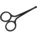 Nose Hair Scissors - Rounded Tip Stainless Steel Trimmer for Eyebrows & Beard Grooming - Easy Grip Design - Buy Online on GoSupps.com