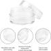 Huayue 80-Piece Transparent Cosmetic Containers Set - Empty Cans for Creams Lip Balm Candles & Nail Art - Ideal Travel & Sample Jars - Buy Online on GoSupps.com