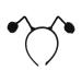 amangul Cosplay Headband m Antenna Shape Hair Hoop Plush Party Headpiece Childrens Day Stage Dancing Headband Unisex(Caterpillar Black)