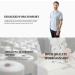 Buy Inspired Comforts Unisex Post Surgery V Neck Dual Access Snap Shirt - Large Grey | Perfect for Rehab & Recovery - Buy Online on GoSupps.com