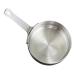 DECHOUS Stainless Steel Sauce Cup Vinegar Dipping Bowls Seasoning Dishes Bowls Condiment Dish Dipping Sauce Cups Metal Sauce Dish Chip and Dip Bowl Dip Bowls Steak American Style 10x6cm Silver