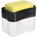 Kitchen Brush Detergent Liquid Box Automatic Liquid Dispenser Press Type Automatic Liquid Outlet Box scouring pad Dish Brush soap Lye Box Grey 11*8*6cm - Buy Online on GoSupps.com