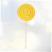 Veemoon 3pcs Lollipop Crafts Kids Playset Large Lollipop Decor Candy Lollipop Prop Carnival Cosplay Baby Food Organic Tablet Holder for Car Wedding Topper Big Lollipop Cake Child Bamboo - Buy Online on GoSupps.com