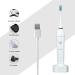 MOCEMTRY Sonic Electric Toothbrush - Rechargeable with 4 Dupont Brush Heads & 4 Cleaning Modes - Waterproof & Beige - Ideal for Adults - Buy Online on GoSupps.com