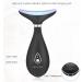 Electrical Facial Massage Device - Anti-Fold Skin-Tightening Beauty Massager for Face & Neck - Portable USB Rechargeable (Black) - Buy Online on GoSupps.com