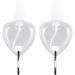 Leakproof Refillable Empty Keychain Travel Bottle Set 50ml - Portable Plastic Squeeze Containers for Hand Soap Transparent and Reusable - Ideal for Various Cosmetics and Spray heart shape - Buy Online on GoSupps.com