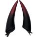 2pcs Halloweens Devil Horn Ear Hair Clip Hairpin Women Hair Barrettes Cosplays Hair Accessories For Party Costume Props Red - Buy Online on GoSupps.com