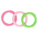 Teething Ring Toy Gum Relief Bright Color Silicone Teething Bracelet Home Travel Baby Teething Ring (Type B)