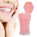 200 Pieces Double Head Toothpicks - Interdental & Oral Care Brushes (Pink) | Best Plastic Toothpicks for Dental Hygiene - Buy Online on GoSupps.com