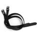 Handmade Leather Spore Straps with Stainless Steel Buckle | Adjustable Horse Riding Accessories for Kids & Men - Premium Quality Black Riding Tools - Buy Online on GoSupps.com