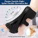 Upgrade Plantar Fasciitis Night Splint Plantar Fasciitis Relief Brace 3 Adjustable Straps Plantar Fasciitis Night Splint Relief Plantar Fasciitis Foot Drop Achilles Tendonitis Day&Night Black - Buy Online on GoSupps.com
