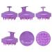 HEETA 2 Pack Hair Scalp Massager Shampoo Brush - Black & Purple - Buy Online on GoSupps.com