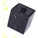 FBWSM Marble Cotton Swab Box with Lid - Stylish Glass Black Holder for Makeup Cotton Swabs | International Shipping Available - Buy Online on GoSupps.com