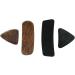 2 Pairs Archery Arrow Rest - Adhesive Backed Fur Pad for Longbow & Recurve Bow - Black/Brown - Outdoor Hunting Accessory - Buy Online on GoSupps.com
