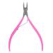 Stainless Steel Cuticle Nipper  Nail Pliers Clipper Sharp Cuticles Pushers Remover Scissors Portable Durable